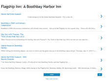 Tablet Screenshot of blog.boothbaylodging.com